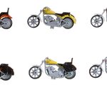 Faller H0 - 180603 - 6 Motorräder - Artikelbild