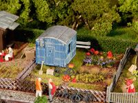 Faller H0 - 180490 - Schrebergarten mit Bauwagen