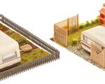 Faller H0 - 180495 - 2 Schrebergärten mit Wohnwagen - Artikelbild