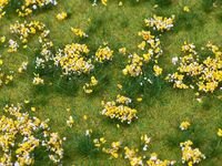 Faller H0 - 180467 - PREMIUM Landschafts-Segment, Blumenwiese, bunt