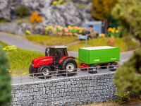 Faller 0 - 161588 - MF Traktor mit Hackschnitzelanhänger (WIKING)