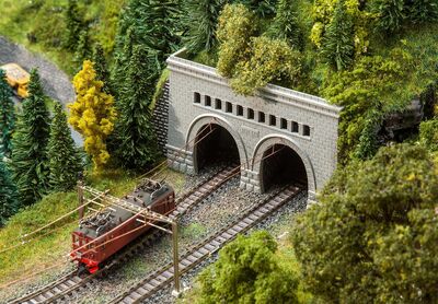 Faller N - 222500 - Tunnelportale Simplon Nord und Süd - Artikelbild
