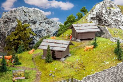 Faller H0 - 130636 - 2 Heustadel - Artikelbild