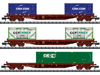 Trix N - 15072 - Containertragwagen-Set Rs