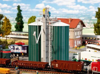 Faller H0 - 120260 - Doppelsilo - Artikelbild