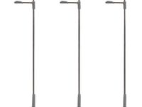 Faller H0 - 180102 - LED-Straßenbeleuchtungen, Ansatzleuchte, kaltweiß, 3 Stück
