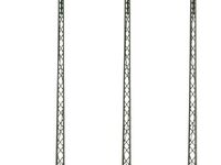Faller N - 272124 - LED-Gittermast-Bogenleuchte, kaltweiß, 3 Stück