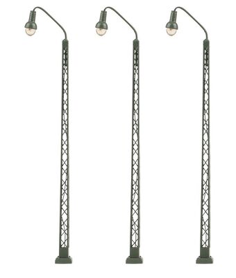 Faller N - 272124 - LED-Gittermast-Bogenleuchte, kaltweiß, 3 Stück - Artikelbild