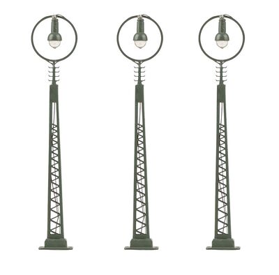 Faller N - 272125 - LED-Gittermast-Ringleuchte, kaltweiß, 3 Stück - Artikelbild