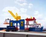 Märklin H0 - 72223 - my world - Frachtschiff und Hafenkran - Artikelbild