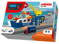 Märklin H0 - 72223 - my world - Frachtschiff und Hafenkran