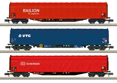 Trix N - 18801 - Schiebeplanenwagen-Set Rilns - Artikelbild