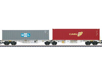 Märklin H0 - 47811 - Doppel-Containertragwagen Bauart Sggrss 80