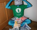 Morphsuit Schachbrett - größe XL - Artikelbild