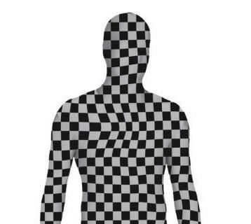 Morphsuit Schachbrett - größe XL - Artikelbild