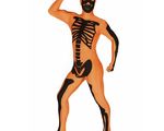 Morphsuit Skelett orange - größe L - Artikelbild