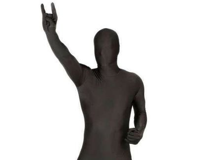 Morphsuit Schwarz - größe M - Artikelbild