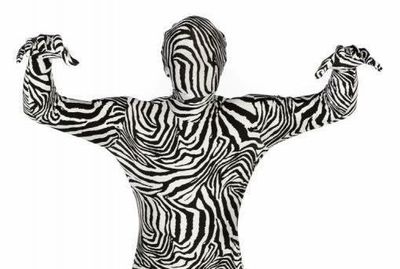 Morphsuit Zebra - größe M - Artikelbild