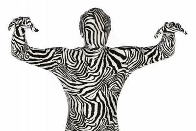 Morphsuit Zebra - größe L - Artikelbild