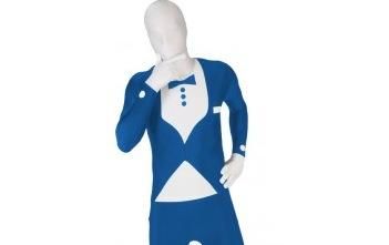 blauer Tuxedo Morphsuit - größe M - Artikelbild