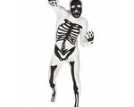 Morphsuit Skelett weiß - größe L - Artikelbild